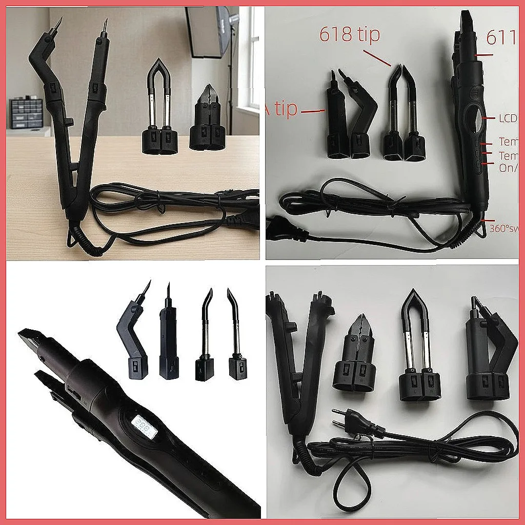 Adjustable Temperature Keratin Fusion Iron Hair Extensions Connector Tool with Tip Converter
Adjustable Temperature Keratin Fusion Iron Hair Extensions Connector Tool with Tip Converter
