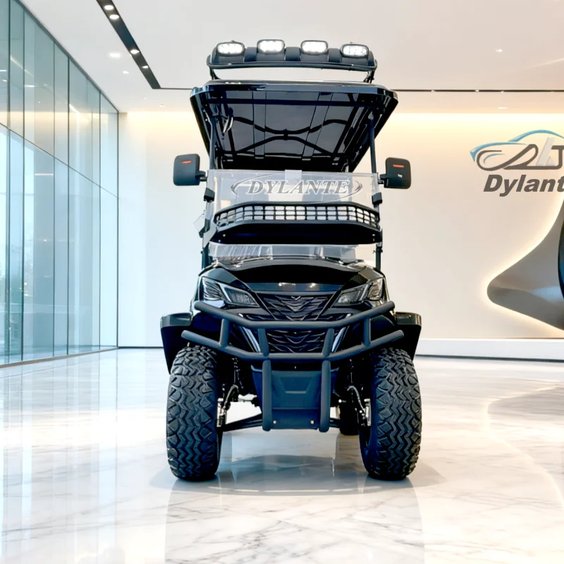 New 5kw Lithium Battery Off-road Hunting Car 4-Seater Club Car Multi-Function Electric Golf Cart Supports Color Customization
New 5kw Lithium Battery Off-road Hunting Car 4-Seater Club Car Multi-Function Electric Golf Cart Supports Color Customization