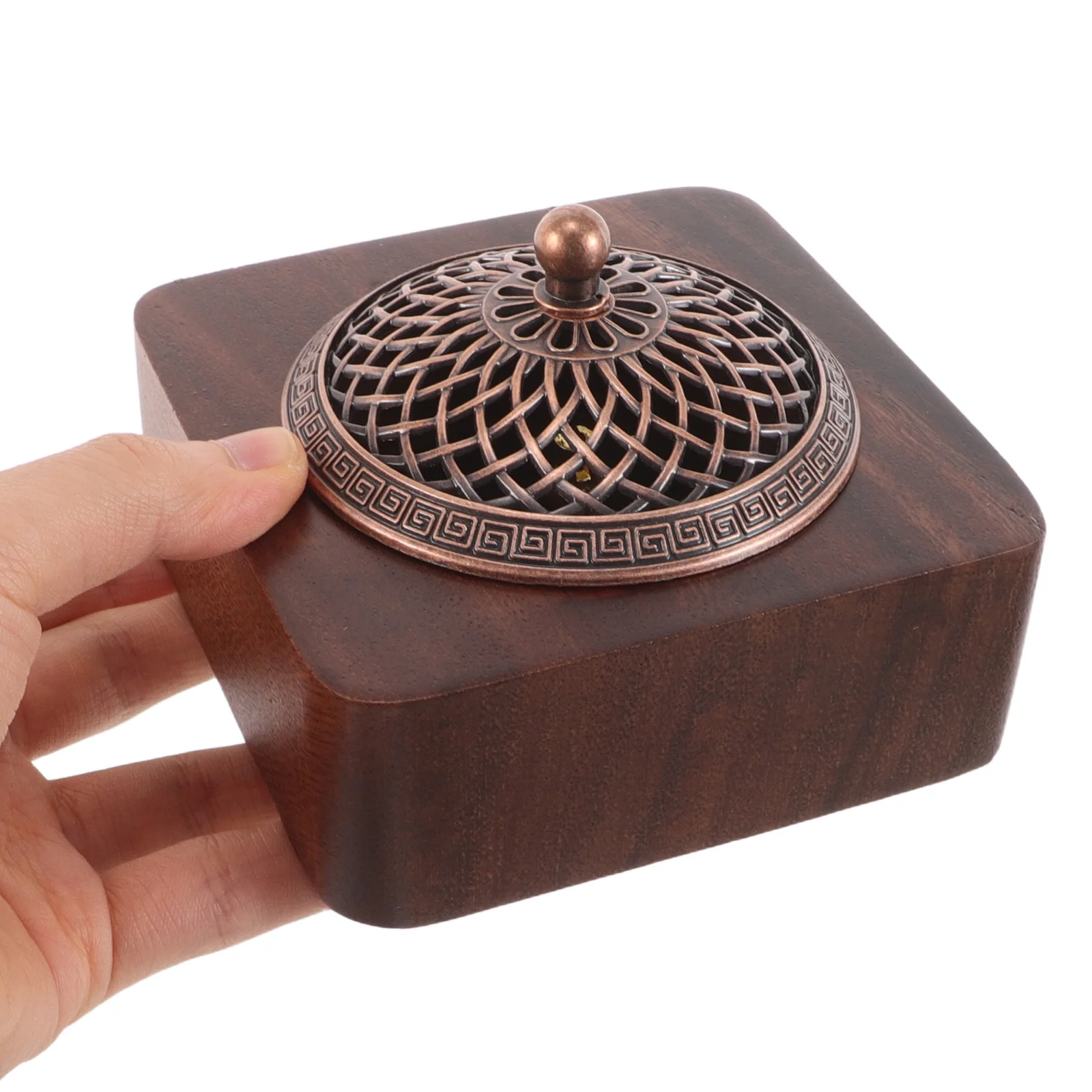 1Set Incense Cone Holder Retro Wooden Cone Burner Vintage Bakhoor Aromatherapy Room Ornament Carved Incense Holder Smudging
1Set Incense Cone Holder Retro Wooden Cone Burner Vintage Bakhoor Aromatherapy Room Ornament Carved Incense Holder Smudging