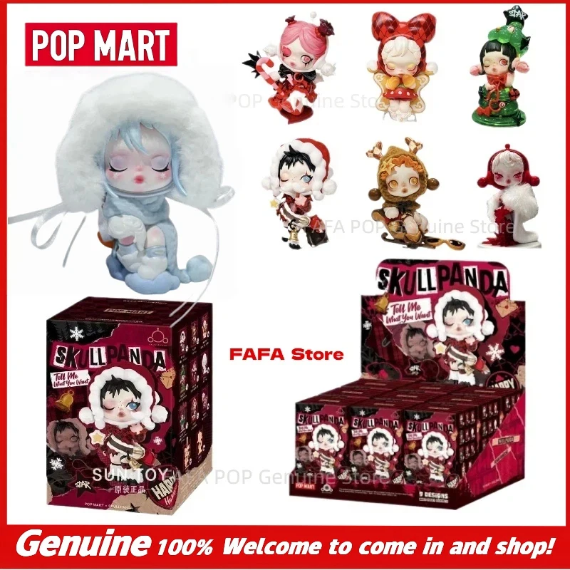 Spot Goods Genuine POPMART Skullpanda Tell Me What You Want Series Blind Box Creative Doll Kawaii Decor Mystery Cute Toy
Spot Goods Genuine POPMART Skullpanda Tell Me What You Want Series Blind Box Creative Doll Kawaii Decor Mystery Cute Toy