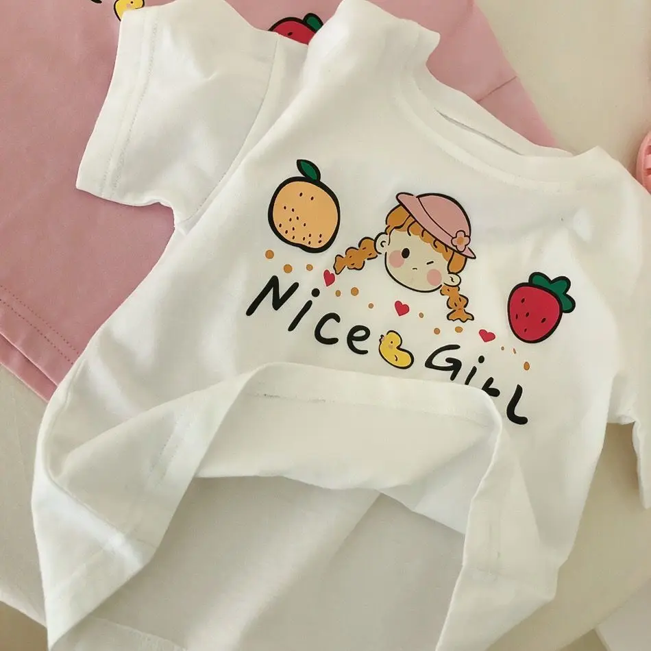 2025 Summer New Children Short Sleeve T Shirts Cotton Breathable Girls Cute Cartoon Print Tee Baby Thin Loose Tops Kids Clothes
2025 Summer New Children Short Sleeve T Shirts Cotton Breathable Girls Cute Cartoon Print Tee Baby Thin Loose Tops Kids Clothes