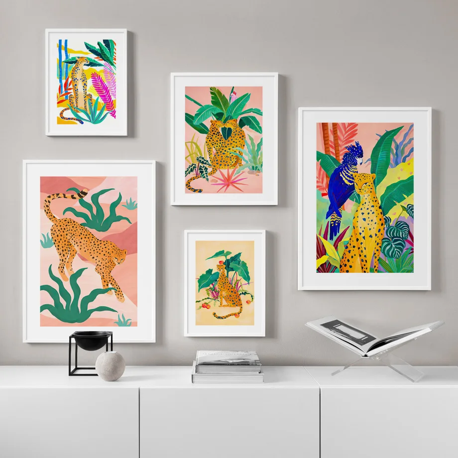 Boho Abstract Nordic Poster Couple Leopard Tropical Plants Wall Art Print Canvas Painting Wall Pictures For Living Room Decor
Boho Abstract Nordic Poster Couple Leopard Tropical Plants Wall Art Print Canvas Painting Wall Pictures For Living Room Decor