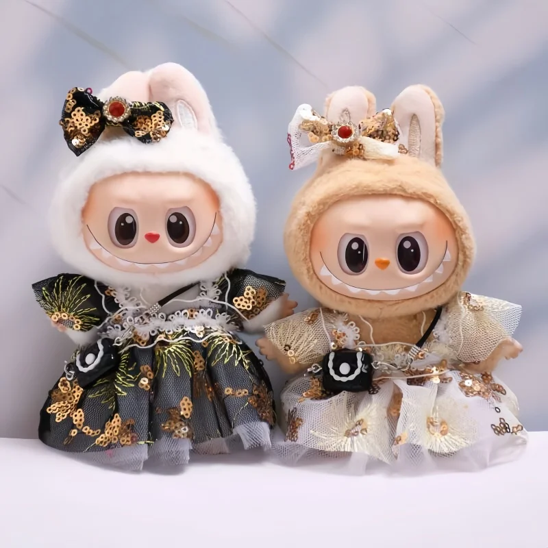 New Labubu Lace Sequin Skirt Set Cute Glue Doll Clothing Accessories Uniform Girl Dress Up Toy Only Baby Clothes
New Labubu Lace Sequin Skirt Set Cute Glue Doll Clothing Accessories Uniform Girl Dress Up Toy Only Baby Clothes