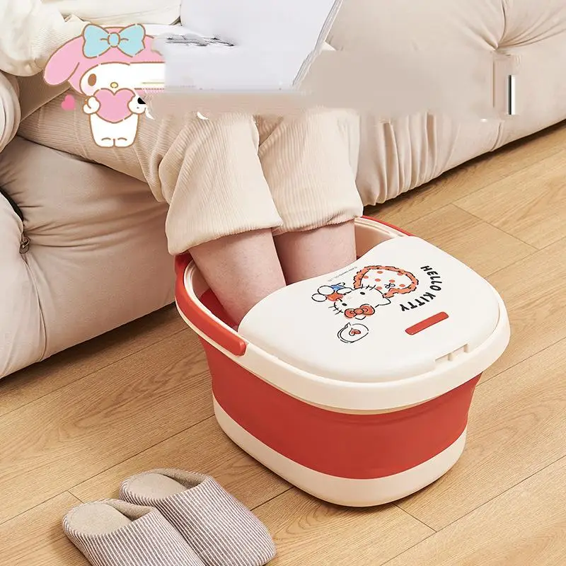 Sanrio ручное складное ведро для замачивания ног Hellokitty Kawaii аниме мультфильм детская складная пластиковая ванна для ног ванна для замачивания ног
Sanrio ручное складное ведро для замачивания ног Hellokitty Kawaii аниме мультфильм детская складная пластиковая ванна для ног ванна для замачивания ног