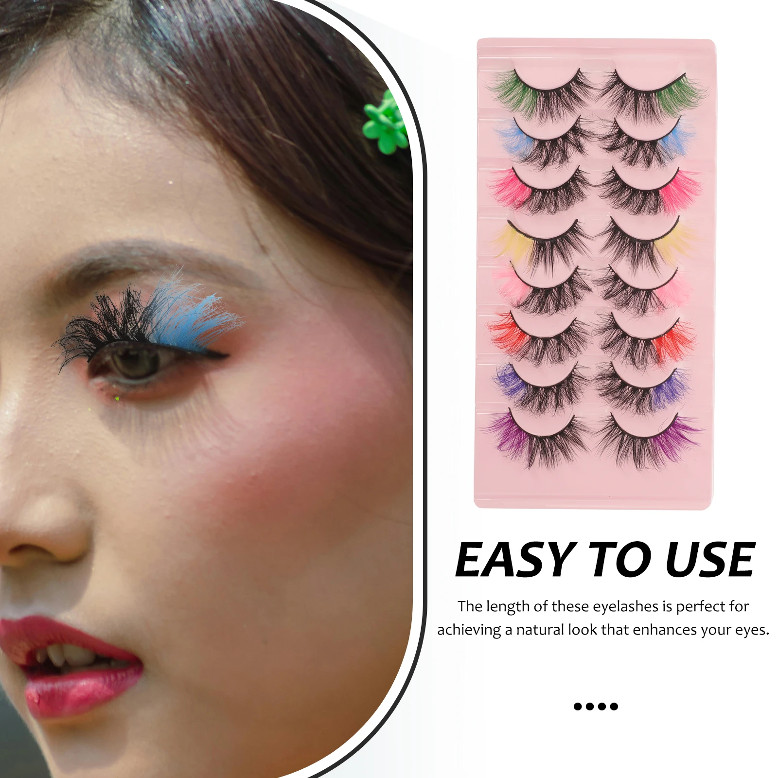 8 Pairs False Eyelashes Natural Look Long Fake Lashes Makeup Eyelashes For Party Everyday Use
8 Pairs False Eyelashes Natural Look Long Fake Lashes Makeup Eyelashes For Party Everyday Use
