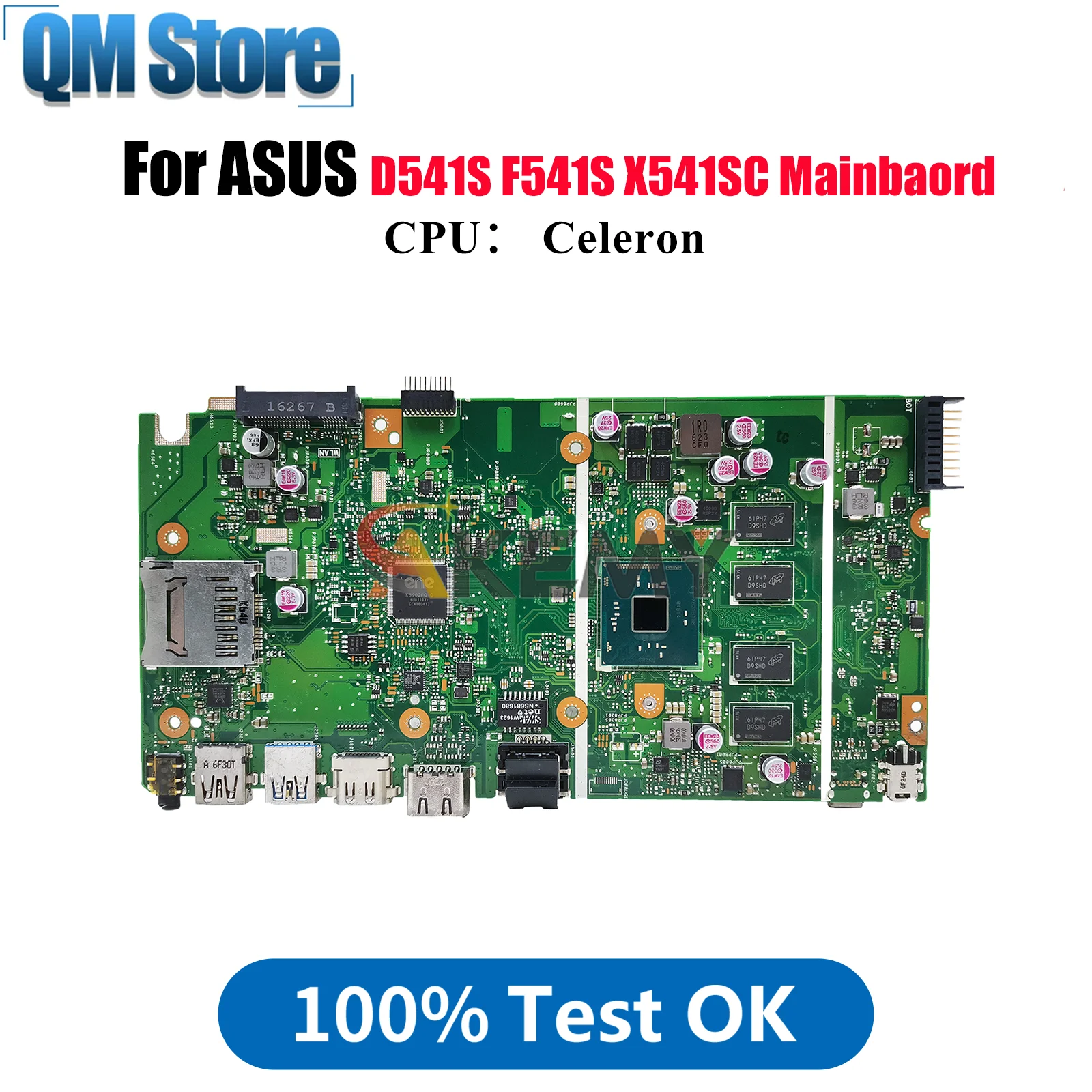 X541SA Материнская плата для ноутбука ASUS VivoBook F541S A541S X541SA X541S R541S D541S X541SC Материнская плата для ноутбука с процессором Celeron stk
X541SA Материнская плата для ноутбука ASUS VivoBook F541S A541S X541SA X541S R541S D541S X541SC Материнская плата для ноутбука с процессором Celeron stk