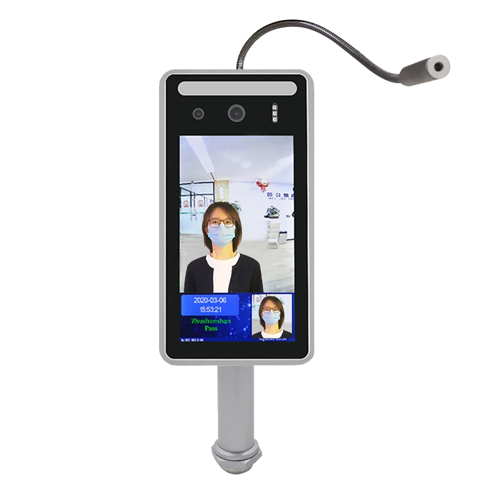 AI Smart Face Recognition Temperature Measurement Detecting Human Body IP Panel Machine for Door Access Control
AI Smart Face Recognition Temperature Measurement Detecting Human Body IP Panel Machine for Door Access Control