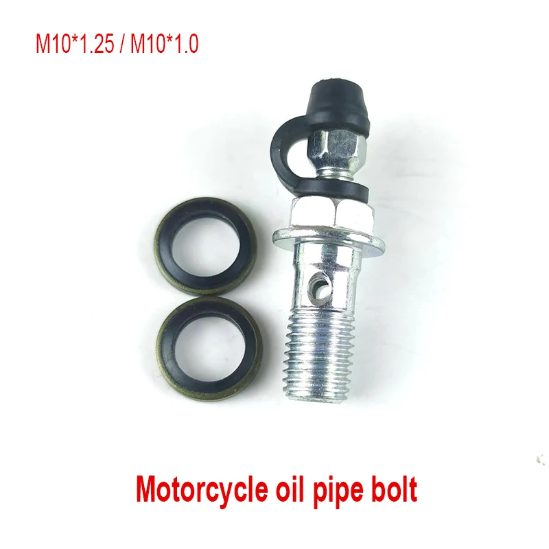 Universal Motorcycle Banjo Bolt M10 X 1.25mm Oil Drain Exhaust Screw for Brake Caliper Master Cylinder Tubing Hose Deflation
Universal Motorcycle Banjo Bolt M10 X 1.25mm Oil Drain Exhaust Screw for Brake Caliper Master Cylinder Tubing Hose Deflation