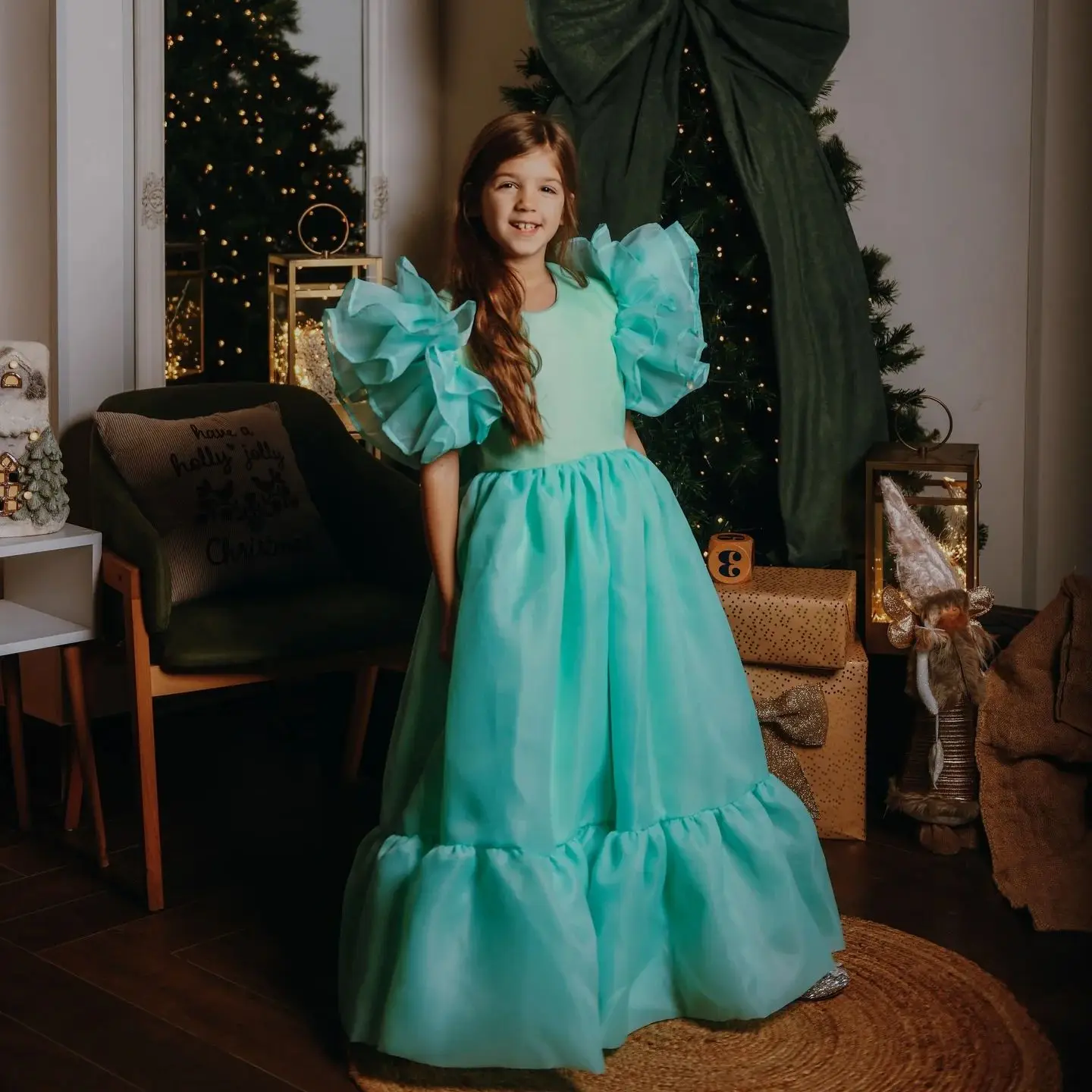 Boho Ruffles Flower Girl's Dresses Customized Tulle Long Baby Girl Birthday Gowns Pageant Princess Party Dress
Boho Ruffles Flower Girl's Dresses Customized Tulle Long Baby Girl Birthday Gowns Pageant Princess Party Dress