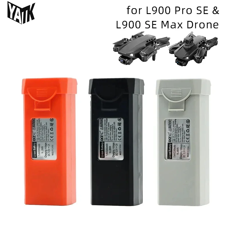 For LYZRC L900 Pro SE Max Drone Battery Accessory Replace of 7.4V 2200mAh LiPo 1S Cells 4K Professional RC Quadcopter Uav Parts
For LYZRC L900 Pro SE Max Drone Battery Accessory Replace of 7.4V 2200mAh LiPo 1S Cells 4K Professional RC Quadcopter Uav Parts