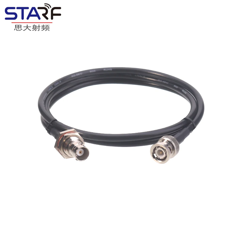 RG58 BNC Female jack Bulkhead to BNC Male plug Connector Crimp RF Coaxial Jumper Pigtail Cable For Radio Antenna 1M
RG58 BNC Female jack Bulkhead to BNC Male plug Connector Crimp RF Coaxial Jumper Pigtail Cable For Radio Antenna 1M