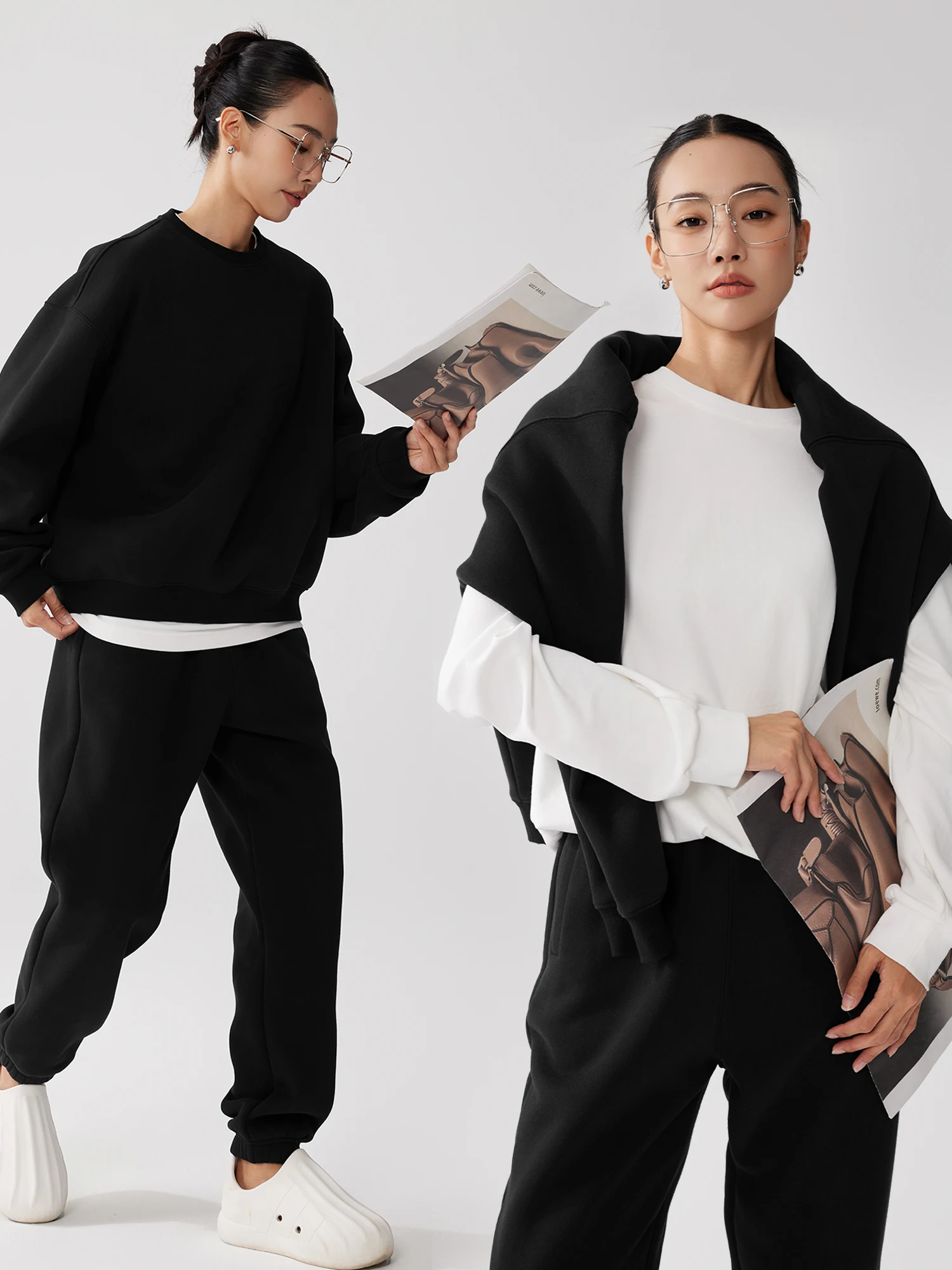 ZzZHANG осень-зима Fce на подкладке круглый Ne удобный повседневный комплект свитшотов женская длинная толстовка с капюшоном и брюки све
ZzZHANG осень-зима Fce на подкладке круглый Ne удобный повседневный комплект свитшотов женская длинная толстовка с капюшоном и брюки све