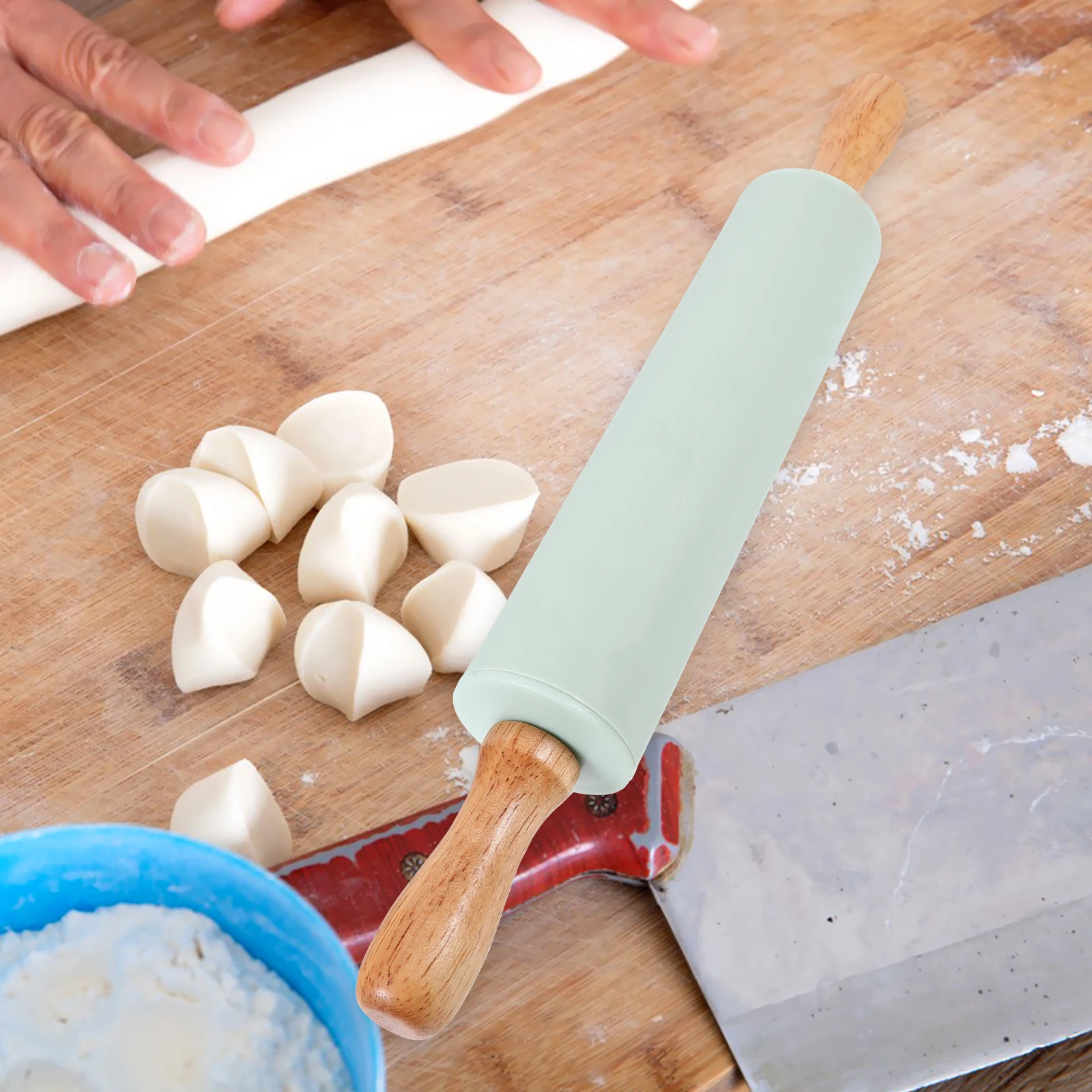 Silicone Kneading Mat Baking Pastry Set Medium Rolling Pin Pad Pie Bread Dough Surface Multi Function Reusable Non Slip Kitchen
Silicone Kneading Mat Baking Pastry Set Medium Rolling Pin Pad Pie Bread Dough Surface Multi Function Reusable Non Slip Kitchen