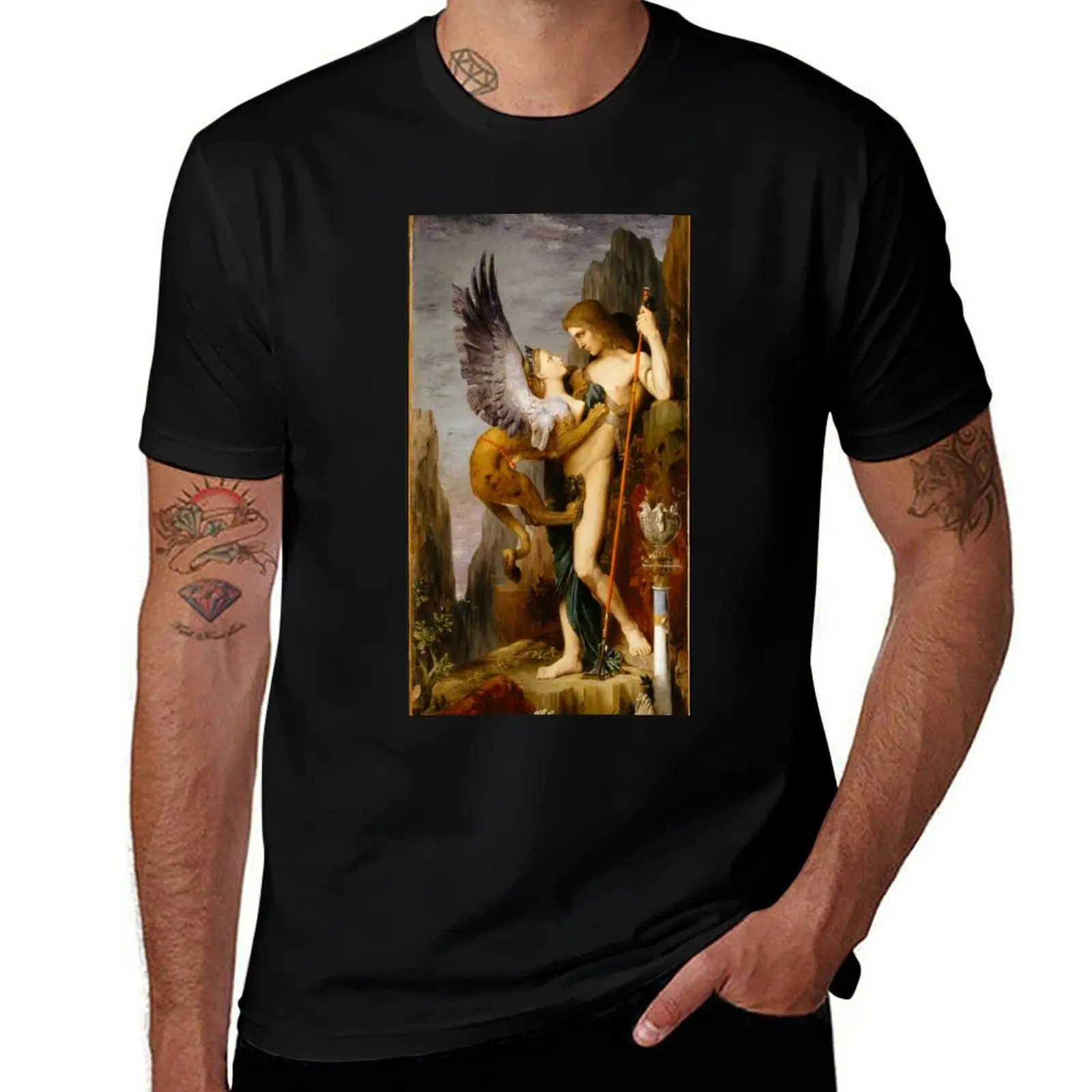 The Sphinx by Gustave Moreau T-Shirt Casual Holiday Short Sleeve Tee
The Sphinx by Gustave Moreau T-Shirt Casual Holiday Short Sleeve Tee