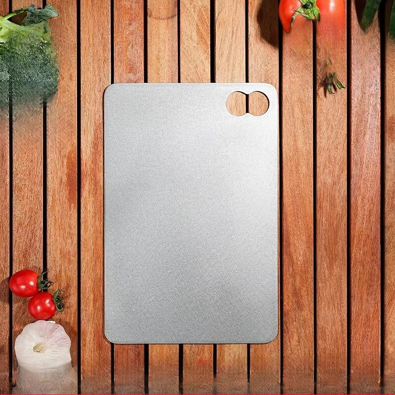 Pure Titanium Cutting Board Kitchen Chopping Board for Fruits Vegetables Portable Easy Clean Anti Mold
Pure Titanium Cutting Board Kitchen Chopping Board for Fruits Vegetables Portable Easy Clean Anti Mold