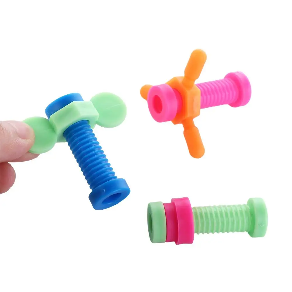 Rotating Screw ABS Screwing Toy Sensory Push Rotating Screw Pencil Cases ABS Colorful Fidget Pencil Toppers for 4pcs/set
Rotating Screw ABS Screwing Toy Sensory Push Rotating Screw Pencil Cases ABS Colorful Fidget Pencil Toppers for 4pcs/set