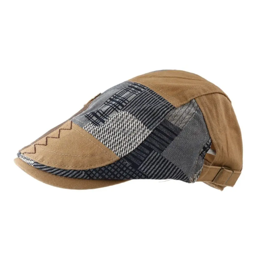 Fashion Adjustable Men Baseball Cap Cotton Flat Cap Casquette Ivy Cap Boinas Cabbie Hats Irregular Plaid Beret Sports
Fashion Adjustable Men Baseball Cap Cotton Flat Cap Casquette Ivy Cap Boinas Cabbie Hats Irregular Plaid Beret Sports