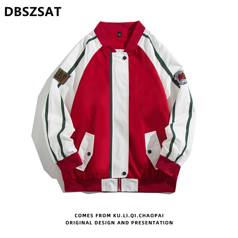 2023 new Mens Windbreaker Jacket Autumn Fashion Casual Patchwork Loose Woman Vintage Jacket Sportswear Bomber Jackets
2023 new Mens Windbreaker Jacket Autumn Fashion Casual Patchwork Loose Woman Vintage Jacket Sportswear Bomber Jackets