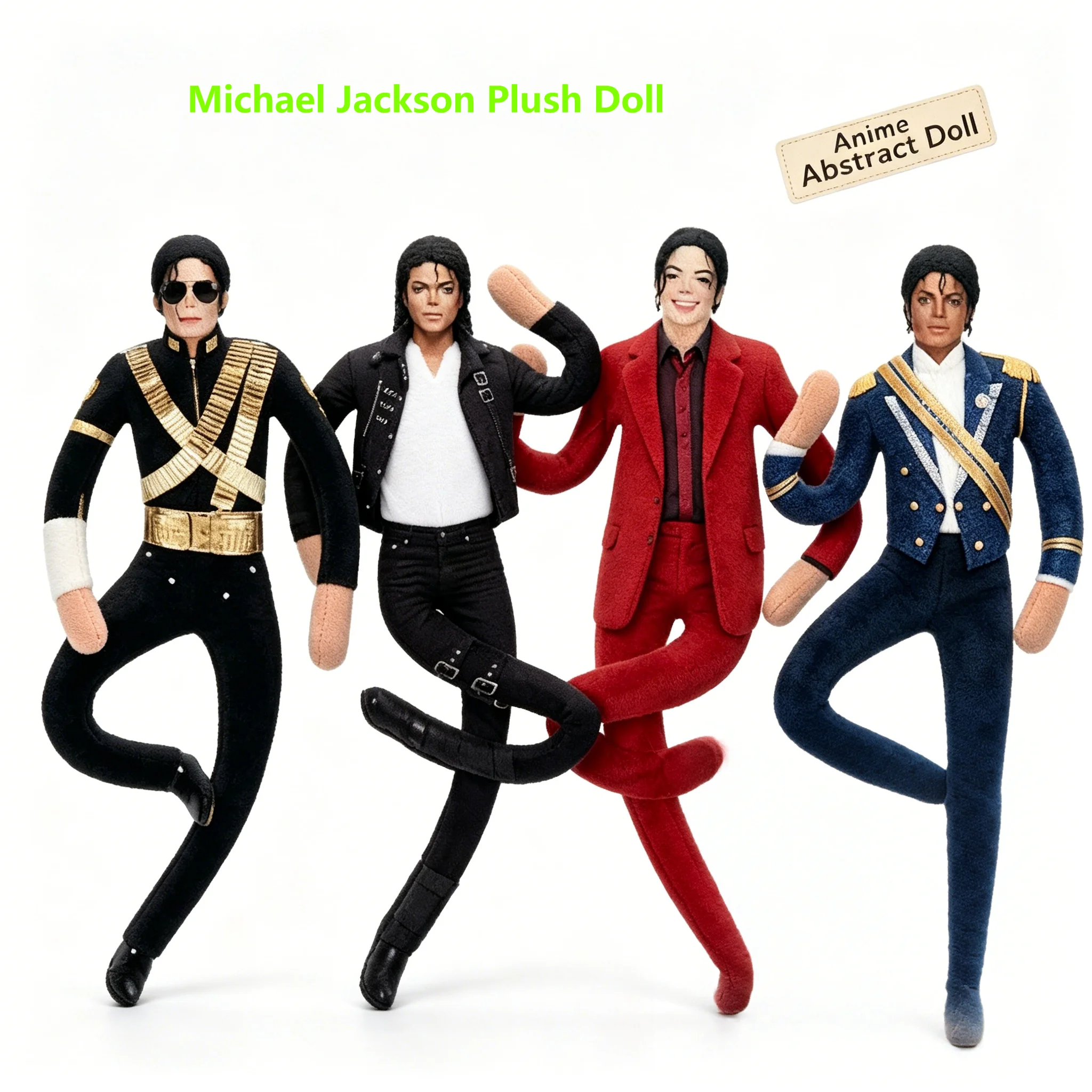 Anime Michael Jackson Plush Doll Articulated Movable Joint Stuffed Toy New Style Cosplay Ornament Birthday Holiday Gift
Anime Michael Jackson Plush Doll Articulated Movable Joint Stuffed Toy New Style Cosplay Ornament Birthday Holiday Gift