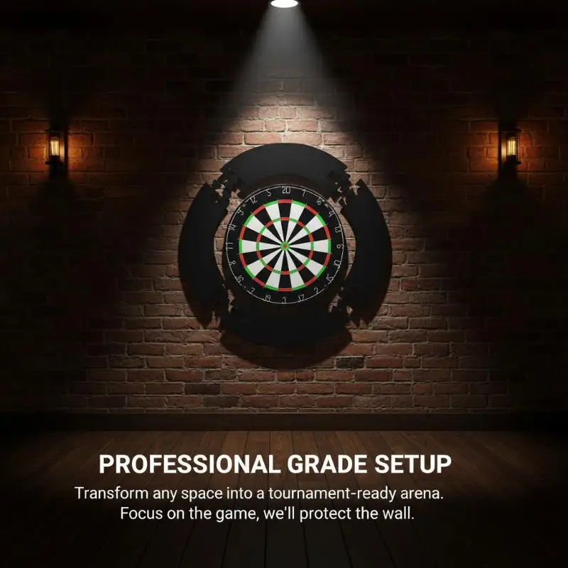 New 4Pcs Set EVA Dartboard Surround 18in Removable Jigsaw Protective Ring for Darts Room Wall Shielding
New 4Pcs Set EVA Dartboard Surround 18in Removable Jigsaw Protective Ring for Darts Room Wall Shielding