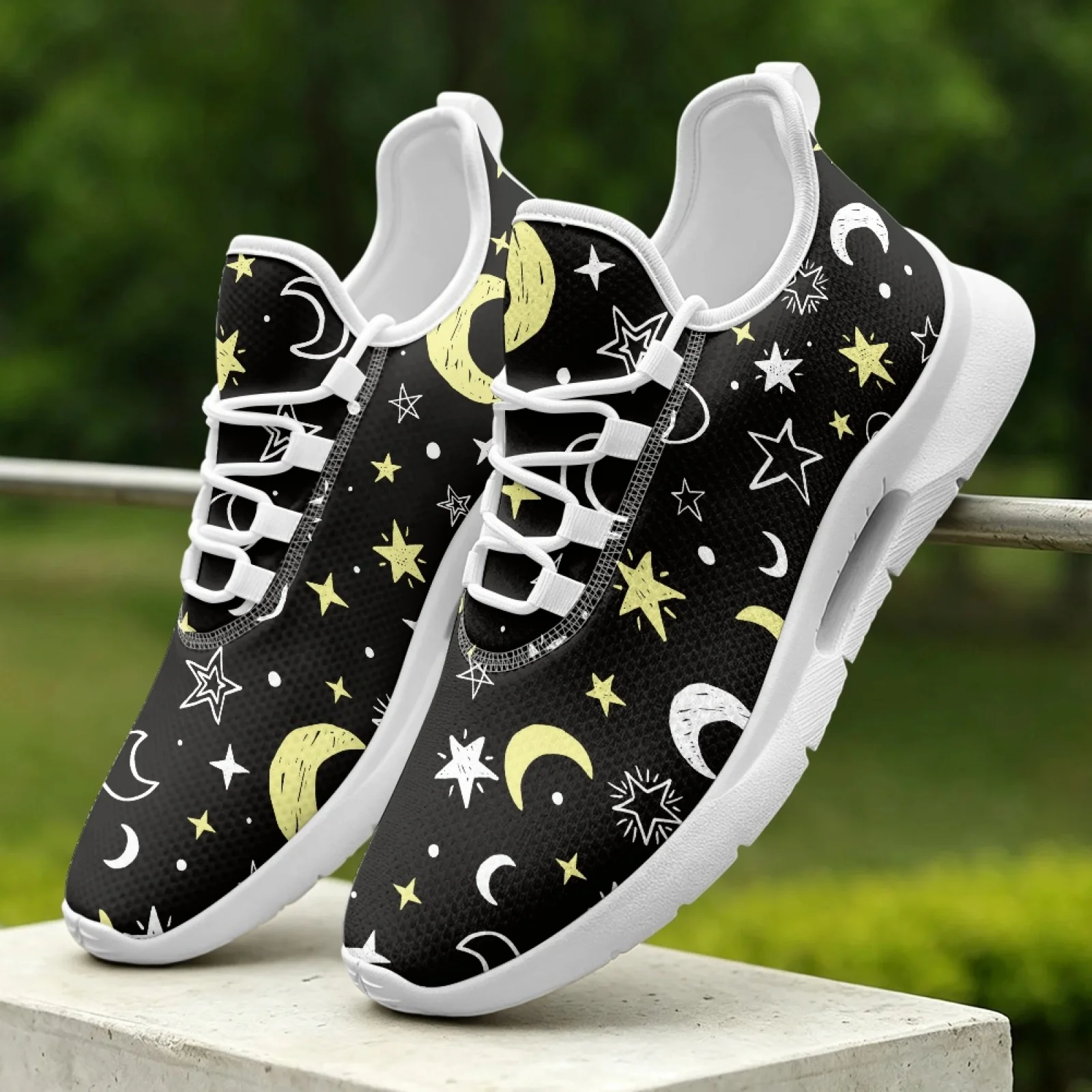 XIXIRIMIDO Lace-up Casual Shoes Mens Sneakers Comfortable Mesh Breathable Walking Shoes Women's Lightweight Sneaker Star & Moon
XIXIRIMIDO Lace-up Casual Shoes Mens Sneakers Comfortable Mesh Breathable Walking Shoes Women's Lightweight Sneaker Star & Moon