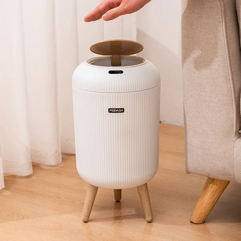 Smart induction trash can light luxury household tall kitchen bathroom living room bedroom plastic automatic clamshell bucket
Smart induction trash can light luxury household tall kitchen bathroom living room bedroom plastic automatic clamshell bucket