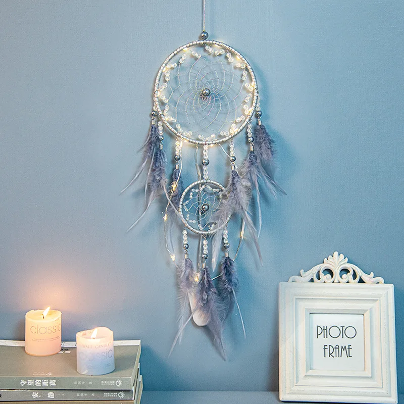 Dream Catcher Wind Chimes Thread Handmade Feather Wall Hanging Decor Pendant Car Home Decoration Substance Hunter
Dream Catcher Wind Chimes Thread Handmade Feather Wall Hanging Decor Pendant Car Home Decoration Substance Hunter
