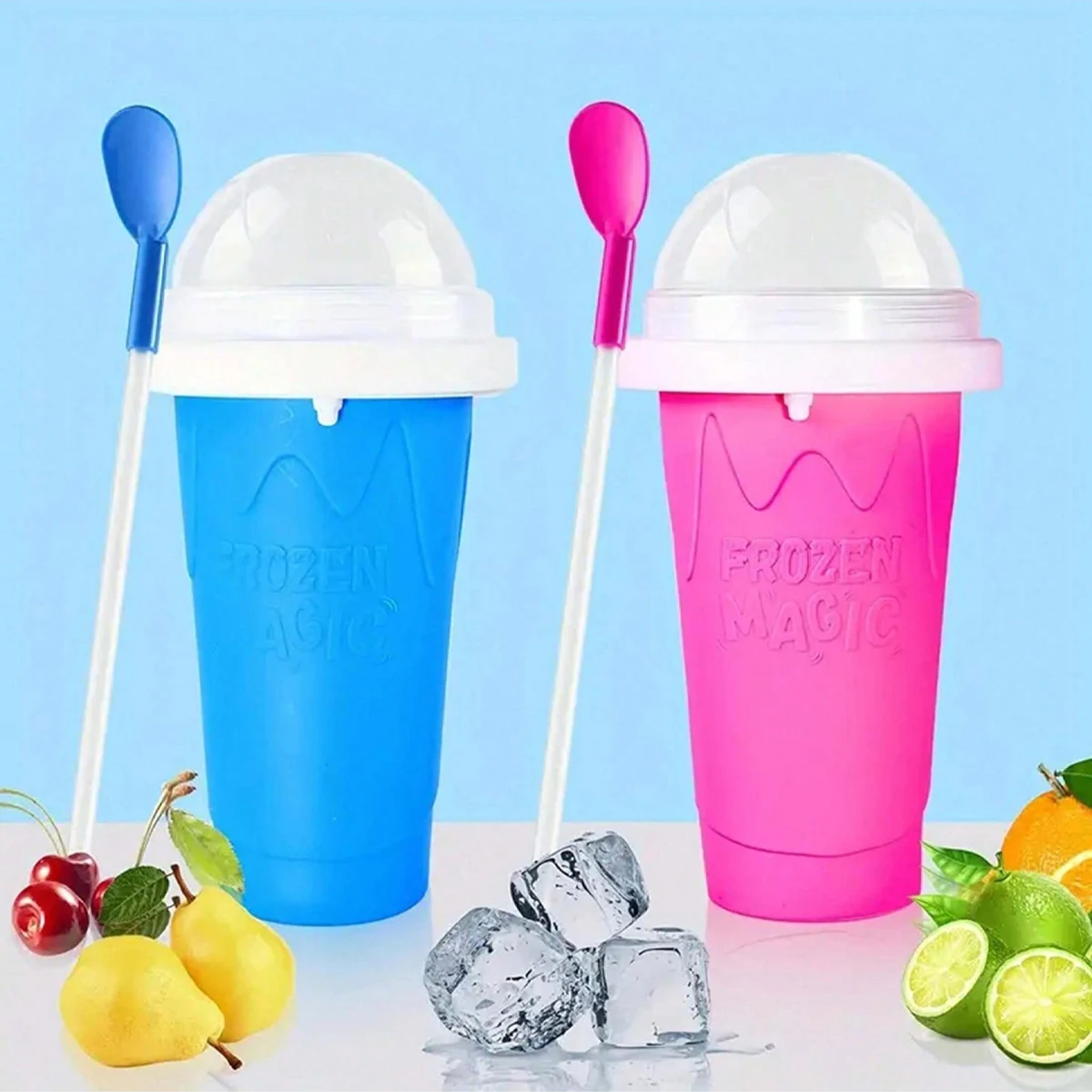 1pc smoothie cup milkshake ice cream frozen silicone squeeze cup portable DIY juice milkshake bottle children's gift tool
1pc smoothie cup milkshake ice cream frozen silicone squeeze cup portable DIY juice milkshake bottle children's gift tool