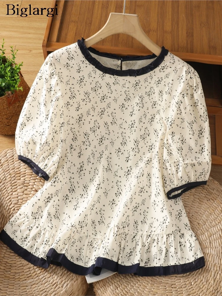 Летние футболки большого размера, женские модные повседневные свободные женские блузки с цветочным принтом, женские футболки с короткими рукавами 
Летние футболки большого размера, женские модные повседневные свободные женские блузки с цветочным принтом, женские футболки с короткими рукавами