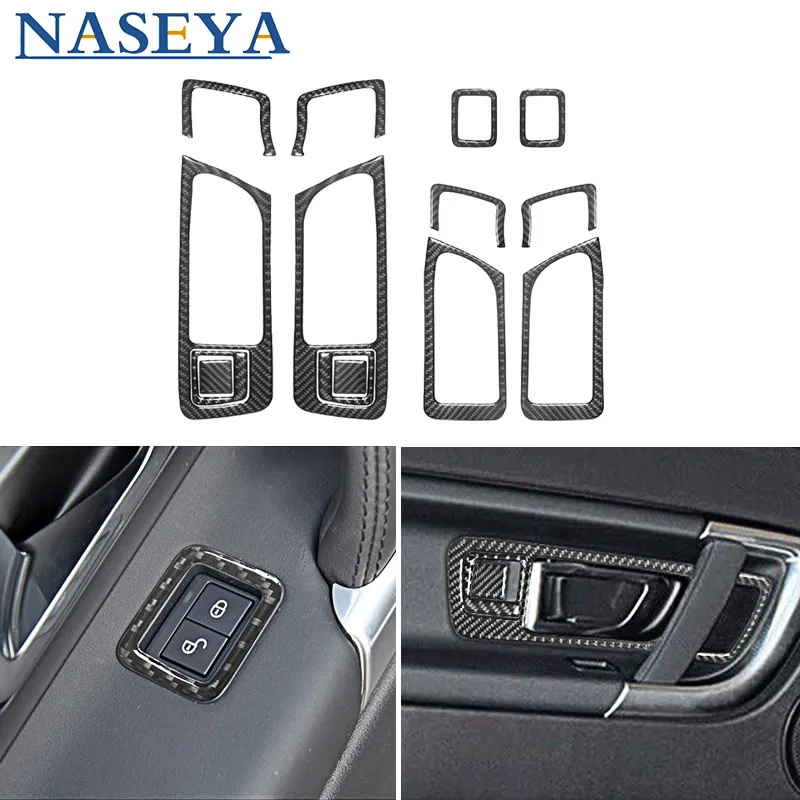 Door Handle Frame Trim Strip For Land Rover Discovery Sport 2015-2019 Carbon Fiber Stickers Car Interior Accessories
Door Handle Frame Trim Strip For Land Rover Discovery Sport 2015-2019 Carbon Fiber Stickers Car Interior Accessories