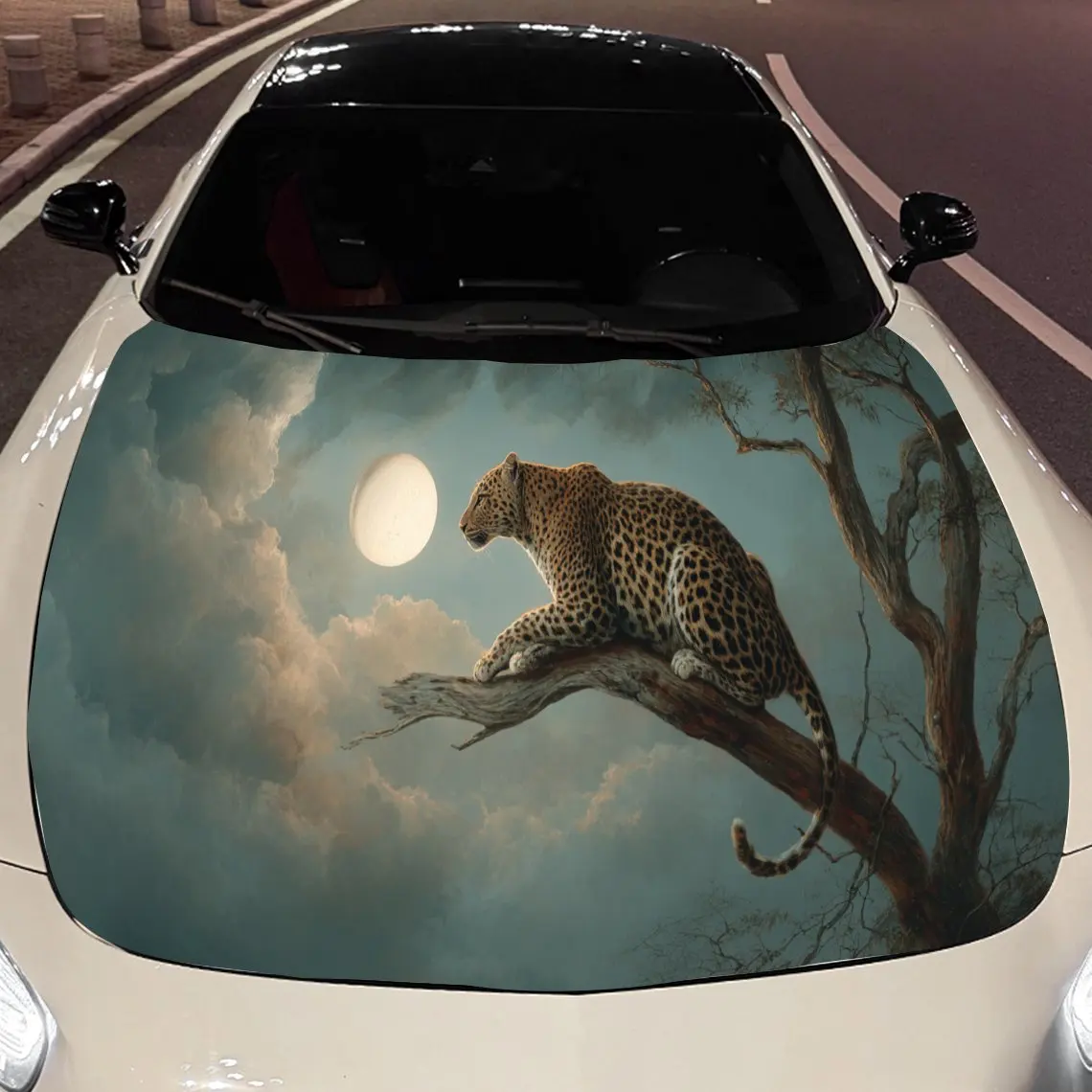 Night cheetah print,car hood stickers,PVC waterproof Self adhesive car hood sticker,car hood decoration protection stickers,Auto
Night cheetah print,car hood stickers,PVC waterproof Self adhesive car hood sticker,car hood decoration protection stickers,Auto