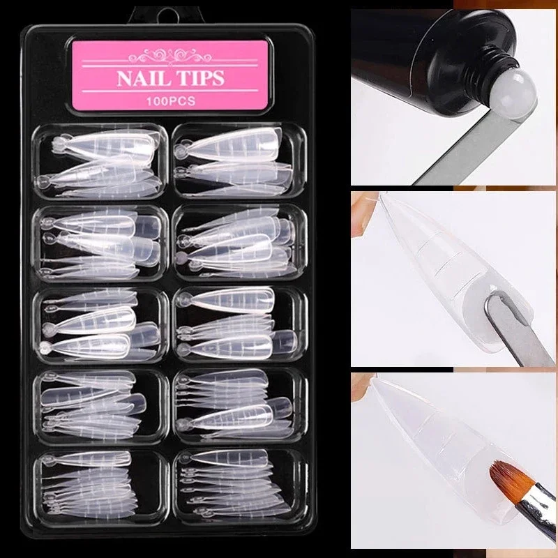 100 200 Pieces Full Cover Sculpted False Nail Tips Fake Finger Nail Polish Extension Tips Quick Building Mold False Tips
100 200 Pieces Full Cover Sculpted False Nail Tips Fake Finger Nail Polish Extension Tips Quick Building Mold False Tips