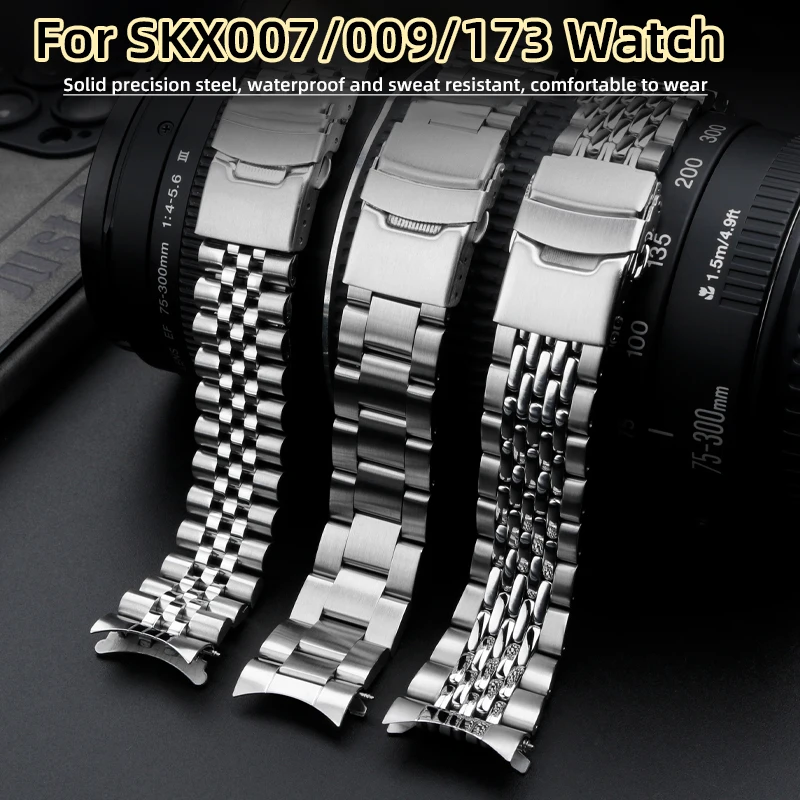 For SEIKO No.5 Watch Metal Watch Strap SKX007 009 SRP599 SSK003 Stainless Steel Watch Strap Bracelet Arc Mouth Metal Watch Chain
For SEIKO No.5 Watch Metal Watch Strap SKX007 009 SRP599 SSK003 Stainless Steel Watch Strap Bracelet Arc Mouth Metal Watch Chain