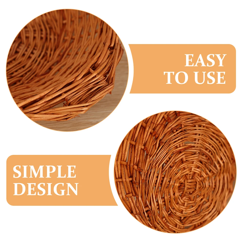2 Pcs Rattan Storage Baskets 18cm 22cm Handmade Home Plant Tray Coffee Table Kitchen Basket Snack Holder Lightweight Multi
2 Pcs Rattan Storage Baskets 18cm 22cm Handmade Home Plant Tray Coffee Table Kitchen Basket Snack Holder Lightweight Multi