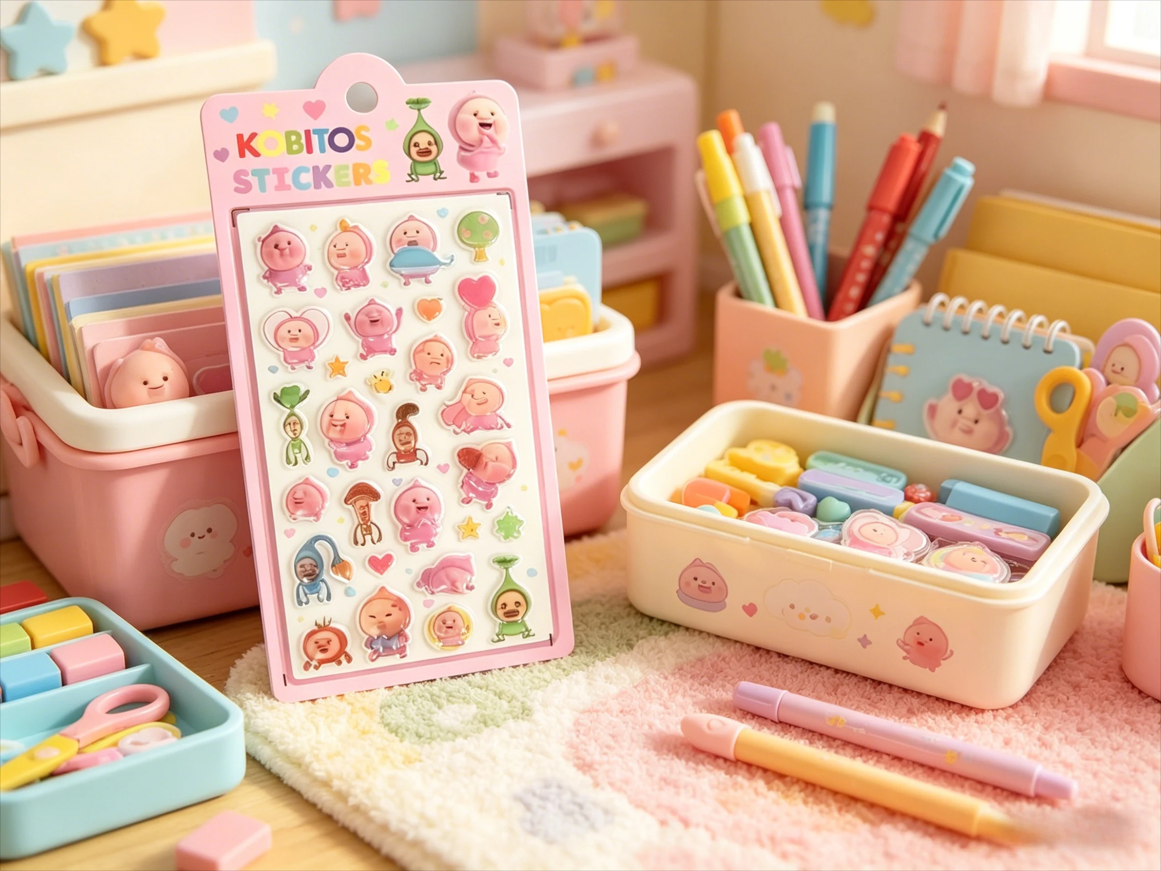 New KOBITOS 3D Stereoscopic Crystal Stickers Children's Creative Handbooks Stereoscopic Decoration Stickers
New KOBITOS 3D Stereoscopic Crystal Stickers Children's Creative Handbooks Stereoscopic Decoration Stickers