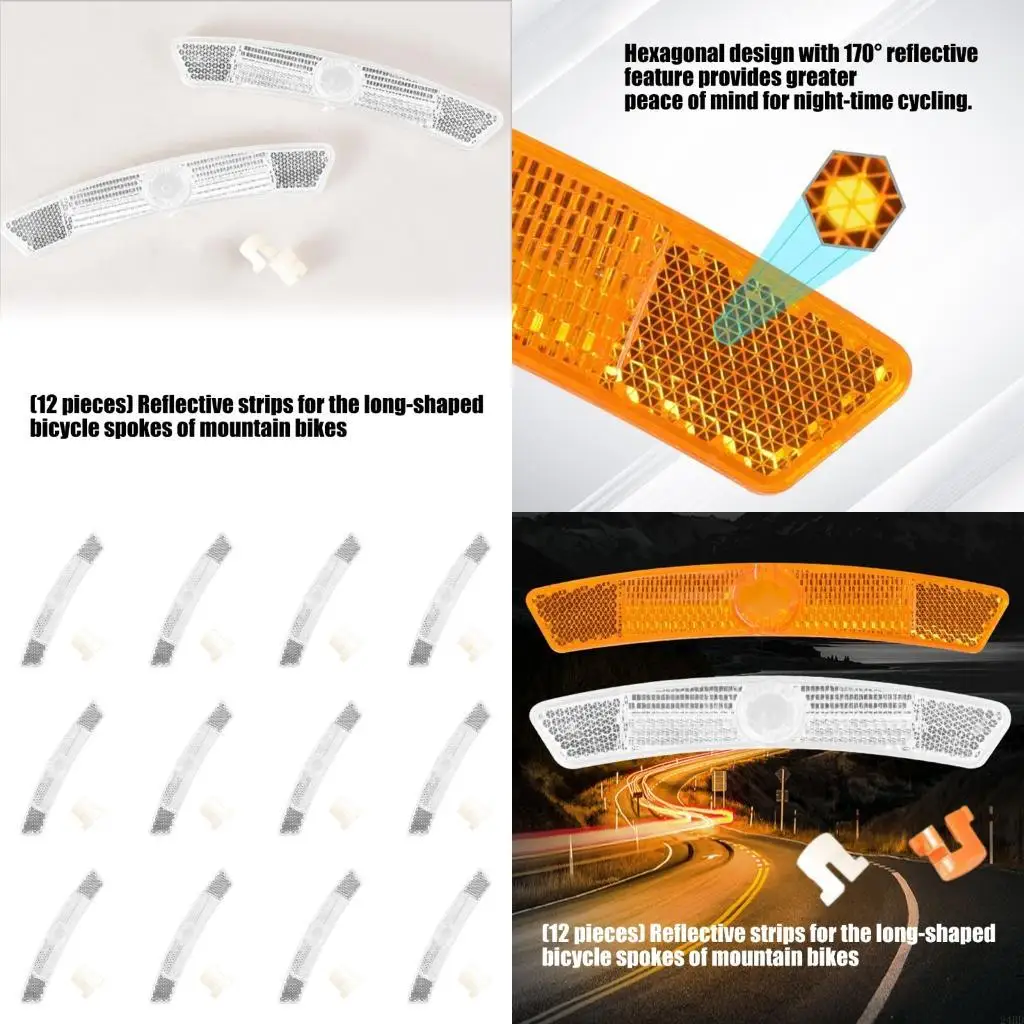 Universals Bicycles Wheel Safety Reflectors Quickly Installation Waterproofed Bike Reflectors for Motorcycles Scooters 24BD
Universals Bicycles Wheel Safety Reflectors Quickly Installation Waterproofed Bike Reflectors for Motorcycles Scooters 24BD
