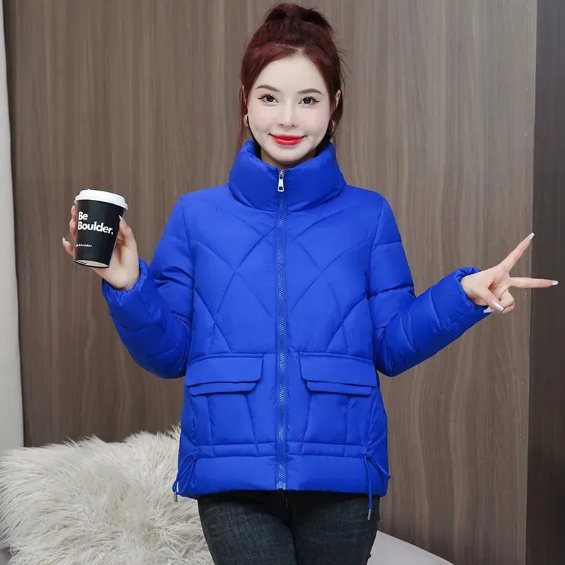 Pocket Cotton Coat Down Jackets Women New 2022 New Loose Winter Down Cotton Jacket Fashion Keep Warm Outwear Overcoat Female
Pocket Cotton Coat Down Jackets Women New 2022 New Loose Winter Down Cotton Jacket Fashion Keep Warm Outwear Overcoat Female