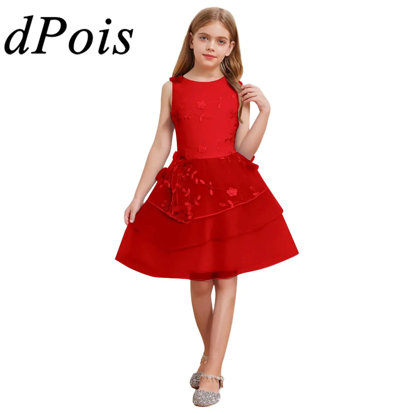 Girls Tulle Princess Party Dress Children Clothes Embroidery Dress Wedding Birthday Prom Gown Christmas Festival Costumes
Girls Tulle Princess Party Dress Children Clothes Embroidery Dress Wedding Birthday Prom Gown Christmas Festival Costumes