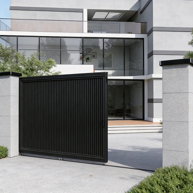 Modern Outdoor Automatic Sliding Gates for Villas Driveways Courtyards Schools-customized Aluminum Alloy Powder Coating
Modern Outdoor Automatic Sliding Gates for Villas Driveways Courtyards Schools-customized Aluminum Alloy Powder Coating
