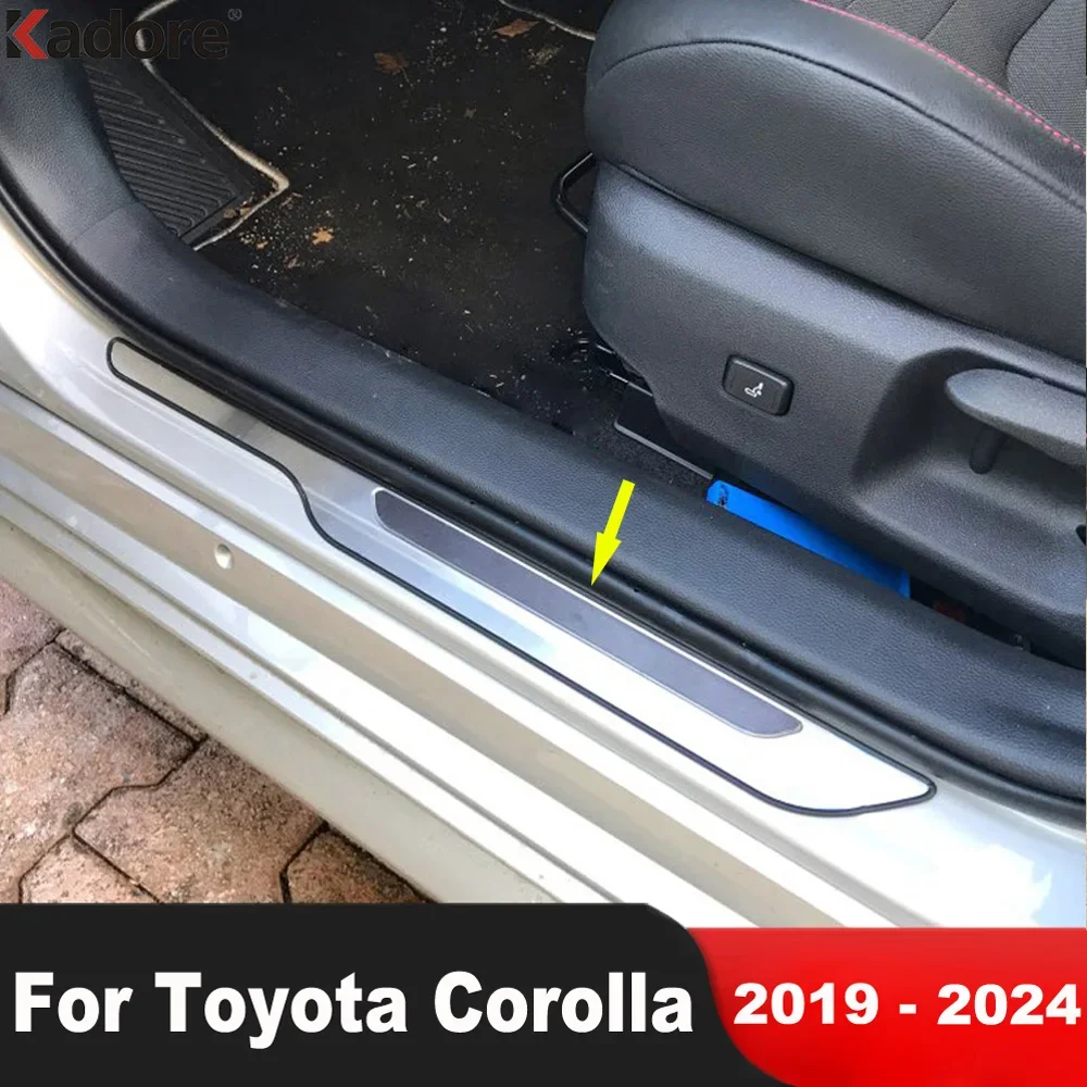 Door Sill Scuff Plate Cover Trim For Toyota Corolla 2019-2021 2022 2023 2024 Steel Car Door Pedal Protector Guard Accessories
Door Sill Scuff Plate Cover Trim For Toyota Corolla 2019-2021 2022 2023 2024 Steel Car Door Pedal Protector Guard Accessories
