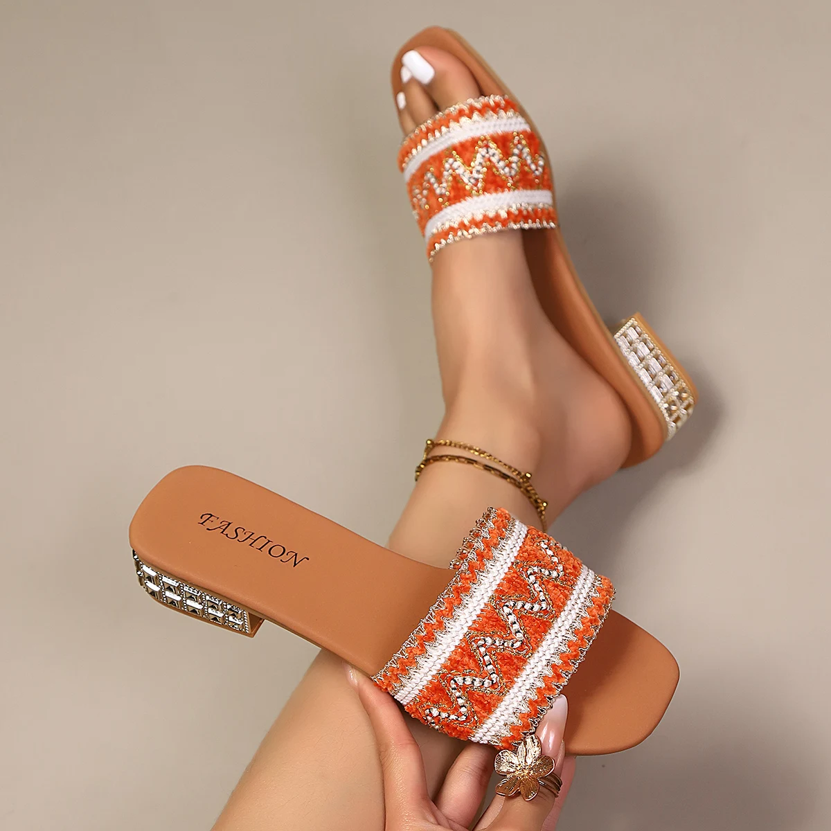 Trend Women High Heel Sandals Elegant Designer Shoes 2026 Summer New Style Shoes Women Outdoor Fashion Slippers Zapatos De Mujer
Trend Women High Heel Sandals Elegant Designer Shoes 2026 Summer New Style Shoes Women Outdoor Fashion Slippers Zapatos De Mujer