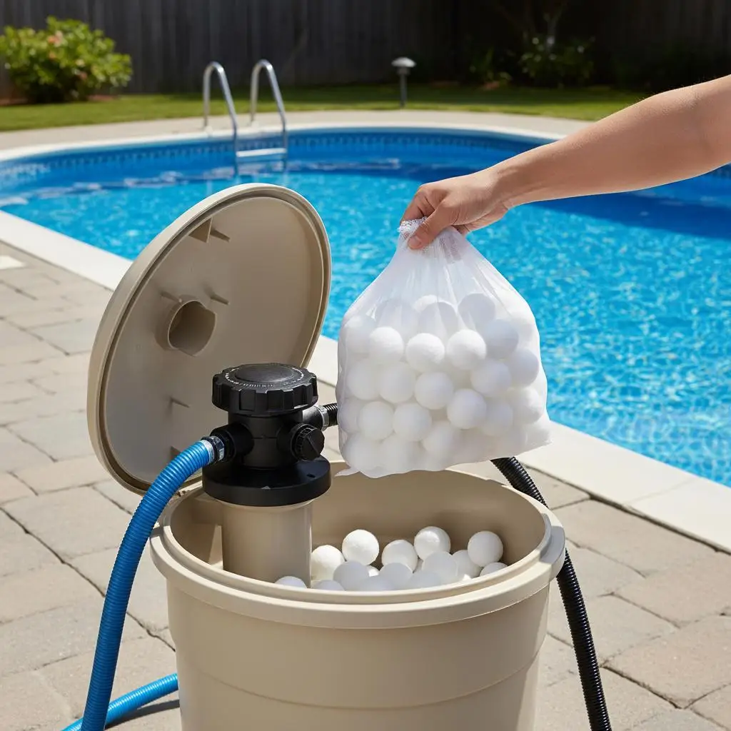 Water Purification Spheres 4.6 lbs For Swimming Pool Above Ground Pool Aquarium Tank Reusable Polyester Fiber Media Mesh Wash
Water Purification Spheres 4.6 lbs For Swimming Pool Above Ground Pool Aquarium Tank Reusable Polyester Fiber Media Mesh Wash