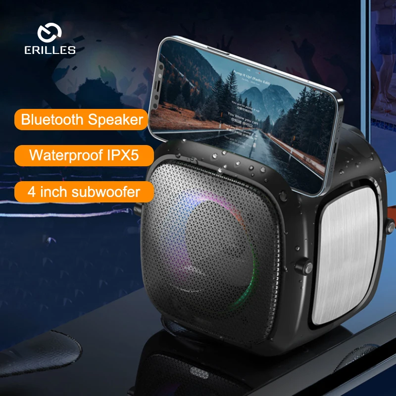 Sports Portable Small Wireless Bluetooth Speaker Computer Desktop Cell Phone Subwoofer Dustproof Bicycle Car Sound Box Music
Sports Portable Small Wireless Bluetooth Speaker Computer Desktop Cell Phone Subwoofer Dustproof Bicycle Car Sound Box Music