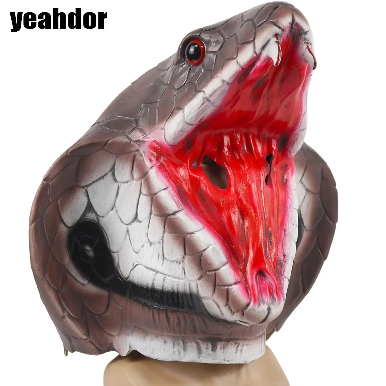 Unisex Scary Realistic Mask Funny Animal Latex Mask Head Cover Festival Supply for Party Cosplay And Stage Performance
Unisex Scary Realistic Mask Funny Animal Latex Mask Head Cover Festival Supply for Party Cosplay And Stage Performance