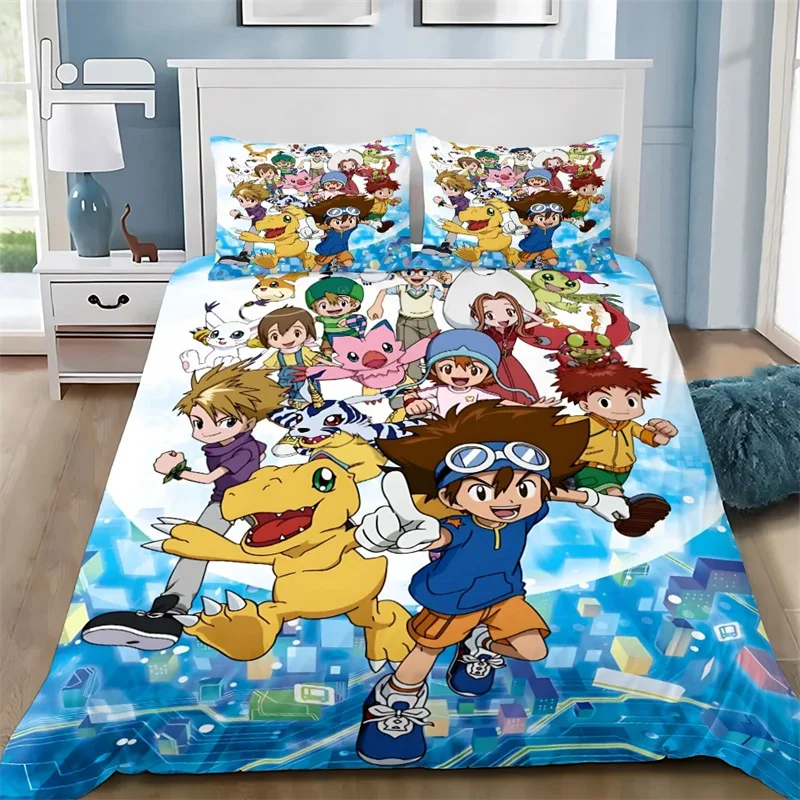 Cartoon Cover Pillowcase Bedding Set D-DigimonS Greymons Adult Boy Girl Bedroom Decoration Children Single Double Large Size
Cartoon Cover Pillowcase Bedding Set D-DigimonS Greymons Adult Boy Girl Bedroom Decoration Children Single Double Large Size