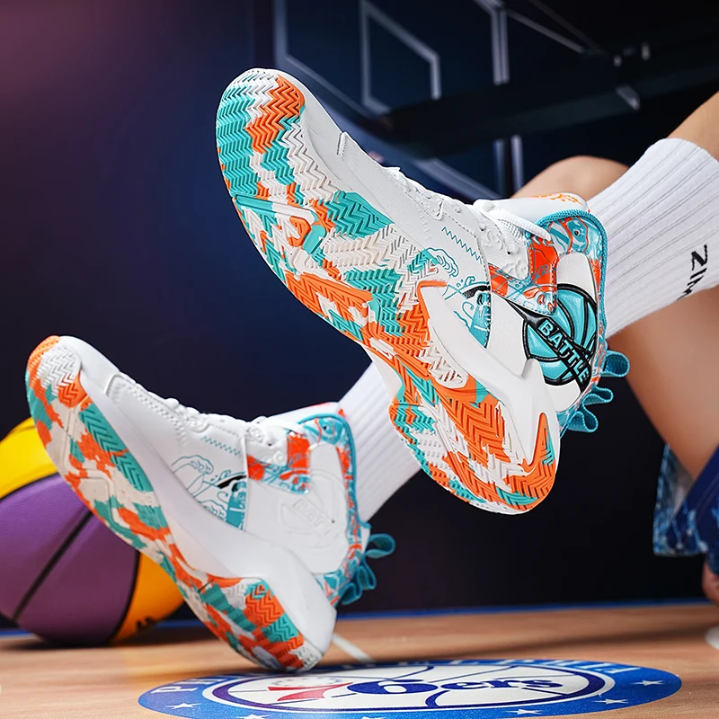 Summer Hot Sale Basketball Shoes Elastic Basketball Shoes Training Basketball Shoes Professional Game Training Shoes
Summer Hot Sale Basketball Shoes Elastic Basketball Shoes Training Basketball Shoes Professional Game Training Shoes