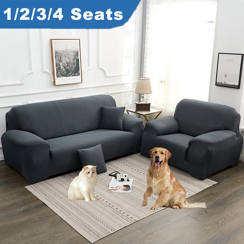 1/2/3/4 Seater Solid Color Elastic Sofa Covers Slipcovers Couch Sofas For Living Room Sectional Protector Chair Cover Slipcover
1/2/3/4 Seater Solid Color Elastic Sofa Covers Slipcovers Couch Sofas For Living Room Sectional Protector Chair Cover Slipcover
