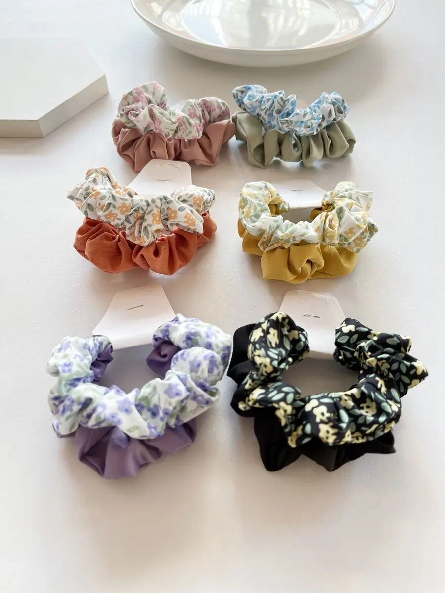 12pcs Ditsy Floral Scrunchies Boho Hair Ties Elastic Hair Bands For Women
12pcs Ditsy Floral Scrunchies Boho Hair Ties Elastic Hair Bands For Women