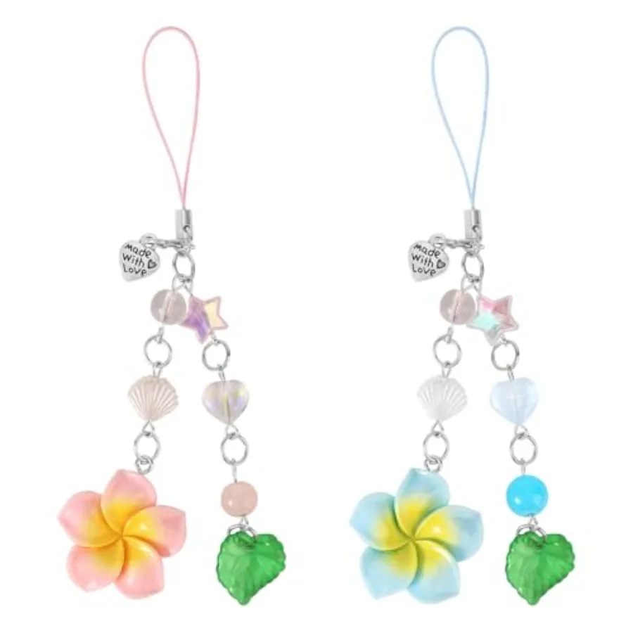 2pcs Hibiscus Flower Phone Charms, Cute Y2K Cell Phone Wrist Straps Aesthetic Star Shell Love Heart Summer Beach Lanyard Access
2pcs Hibiscus Flower Phone Charms, Cute Y2K Cell Phone Wrist Straps Aesthetic Star Shell Love Heart Summer Beach Lanyard Access