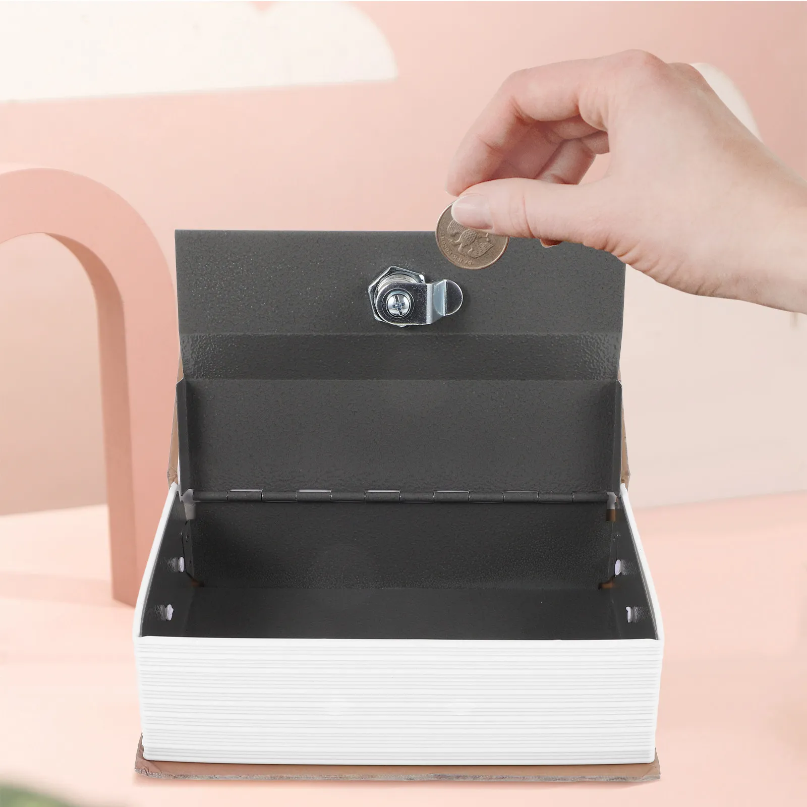 Book Shaped Piggy Bank Vintage Money Box Coin Storage Container Desktop Saving Jar For Kids Girls Birthday Gift Decorative Safe
Book Shaped Piggy Bank Vintage Money Box Coin Storage Container Desktop Saving Jar For Kids Girls Birthday Gift Decorative Safe